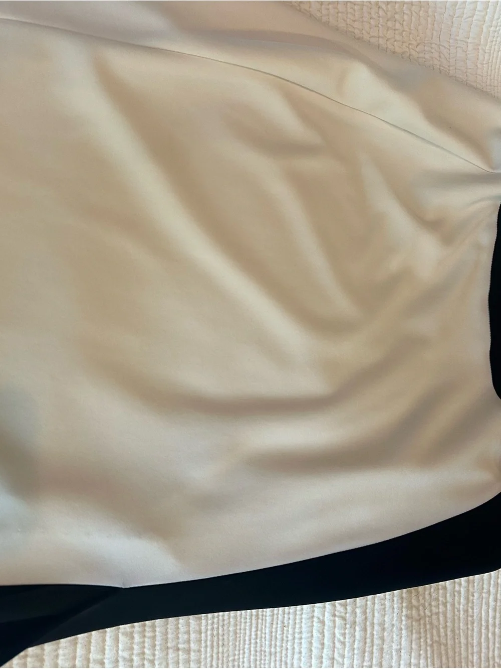 Joseph Ribkoff Black and White Colorblock Pencil Skirt